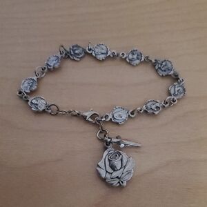 Rose Religious Bracelet